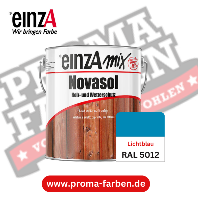 EinzA Novasol RAL 5012 Lichtblau online bestellen bei ProMa Farben