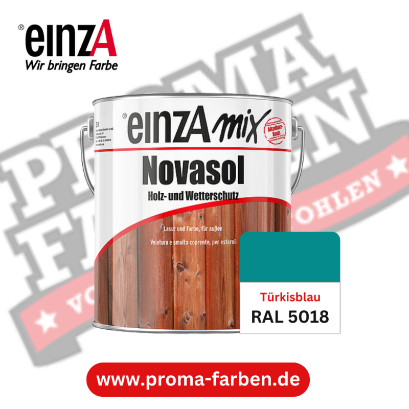 EinzA Novasol RAL 5018 Türkisblau online bestellen bei ProMa Farben