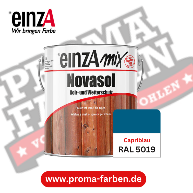 Novasol RAL 5019 Capriblau online bestellen bei ProMa Farben