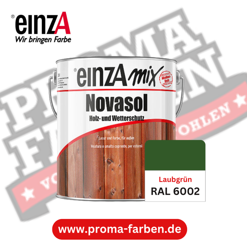 EinzA Novasol RAL 6002 Laubgrün online bestellen bei ProMa Farben