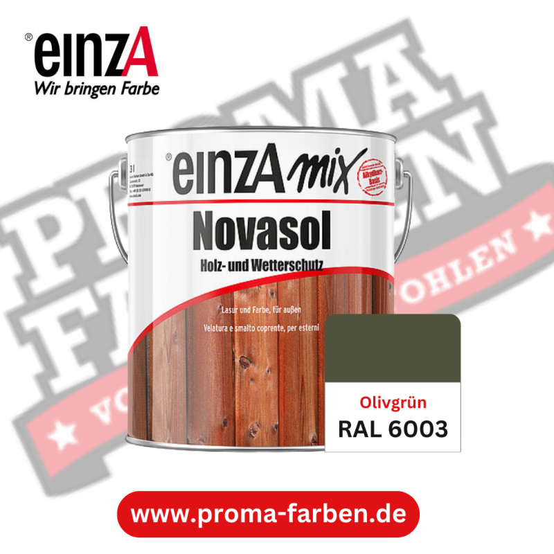 EinzA Novasol RAL 6003 Olivgrün online bestellen bei ProMa Farben