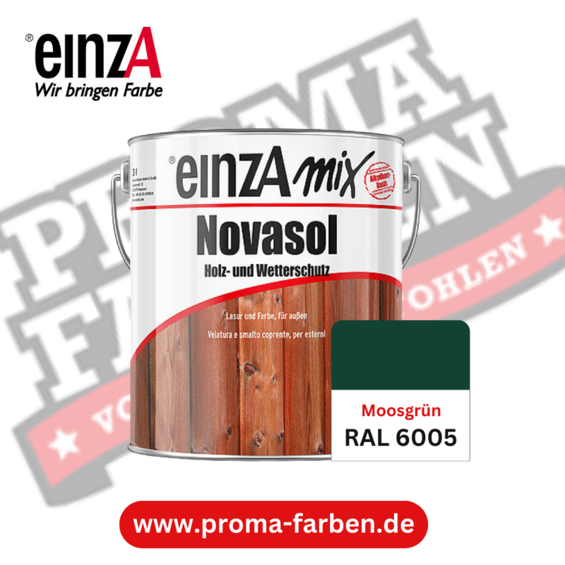 EinzA Novasol RAL 6005 Moosgrün online bestellen bei ProMa Farben