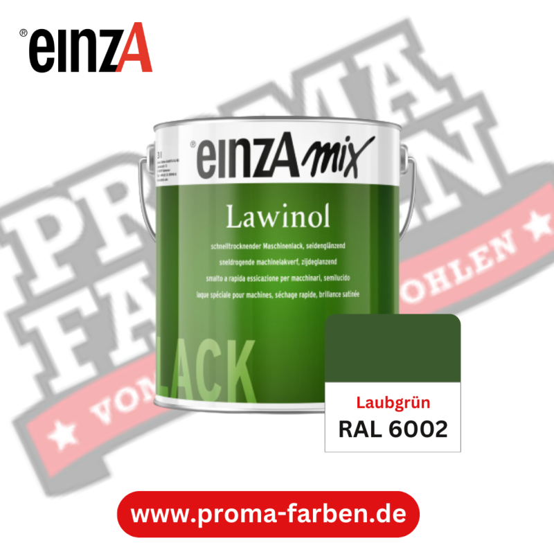 EinzA mix Lawinol Maschinenlack RAL 6002 Laubgrün online bestellen bei ProMa Farben