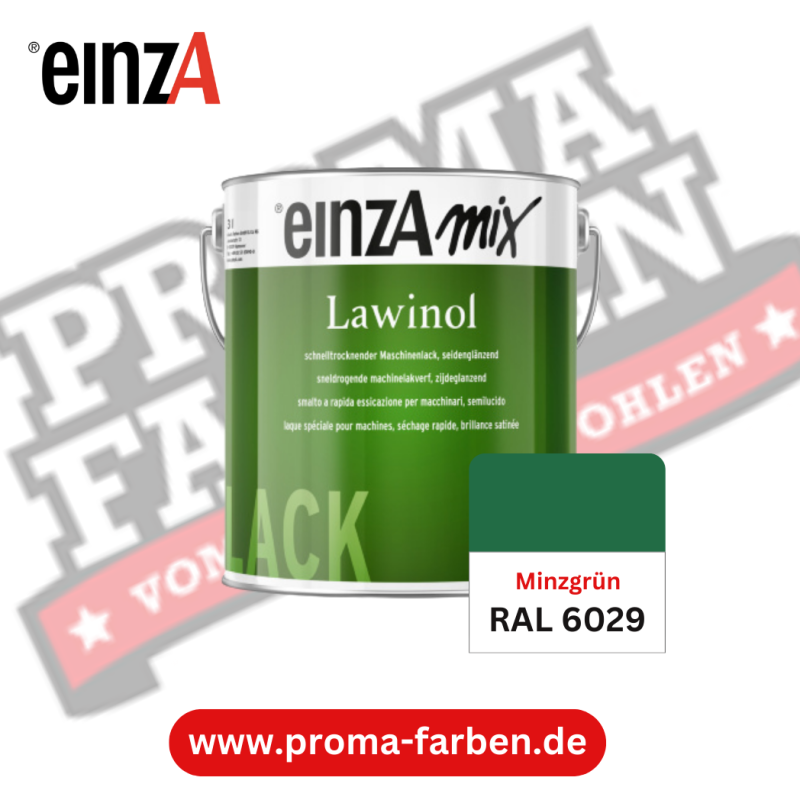 EinzA mix Lawinol Maschinenlack RAL 6029 Minzgrün online bestellen bei ProMa Farben