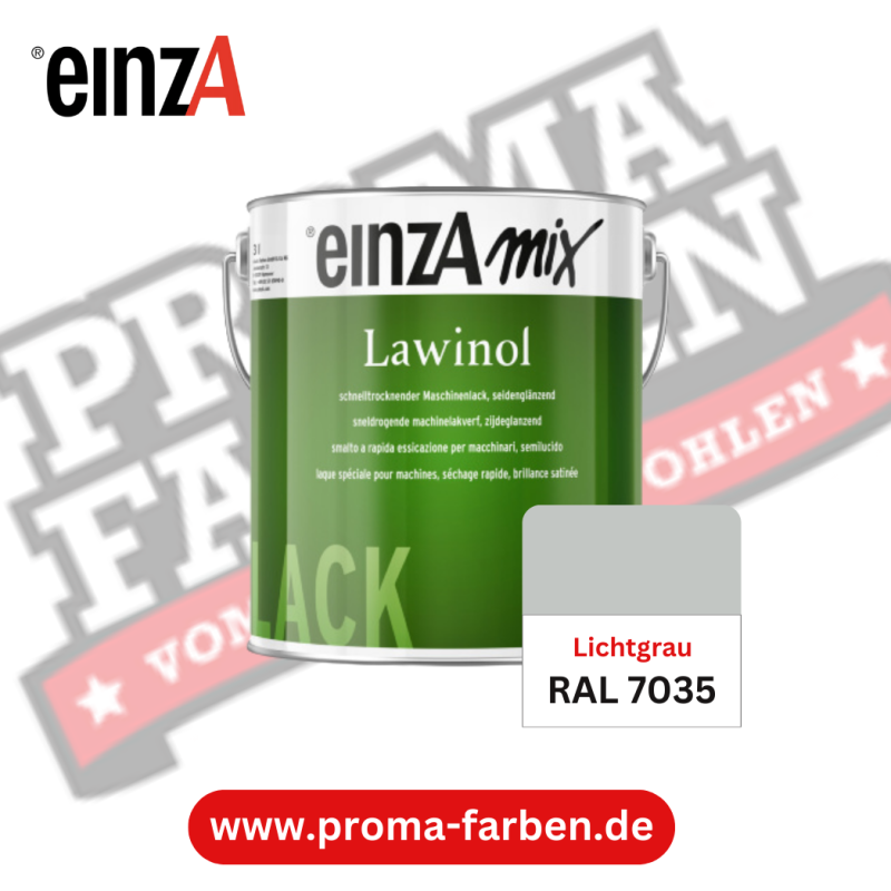 EinzA mix Lawinol Maschinenlack RAL 7035 Lichtgrau online bestellen bei ProMa Farben