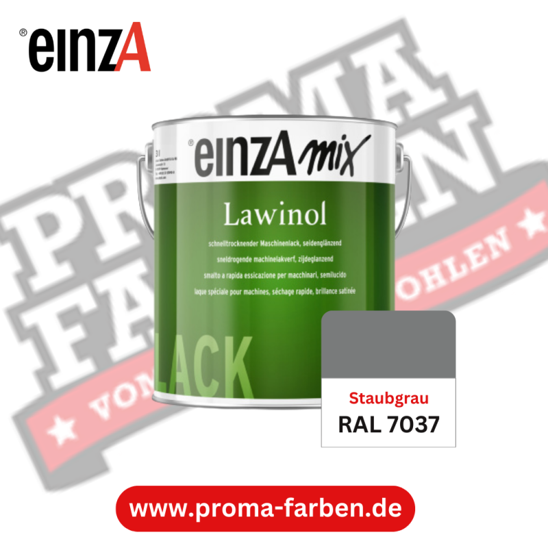 EinzA mix Lawinol Maschinenlack RAL 7037 Staubgrau online bestellen bei ProMa Farben