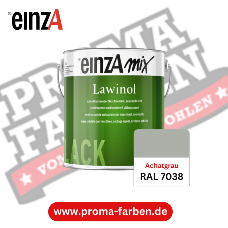 EinzA mix Lawinol Maschinenlack RAL 7038 Achatgrau online bestellen bei ProMa Farben