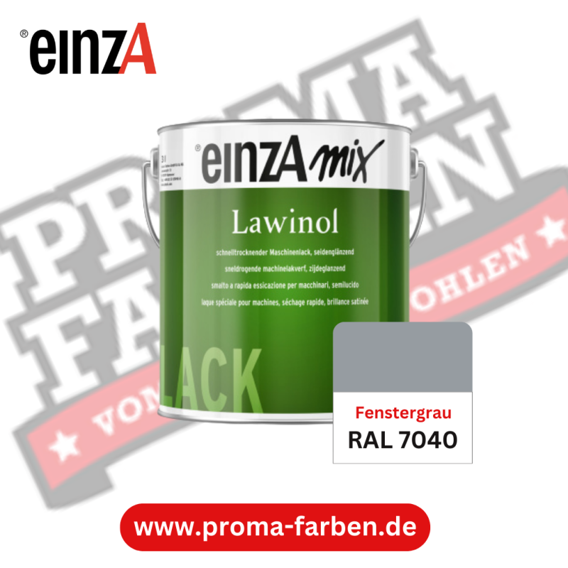 EinzA mix Lawinol Maschinenlack RAL 7040 Fenstergrau online bestellen bei ProMa Farben