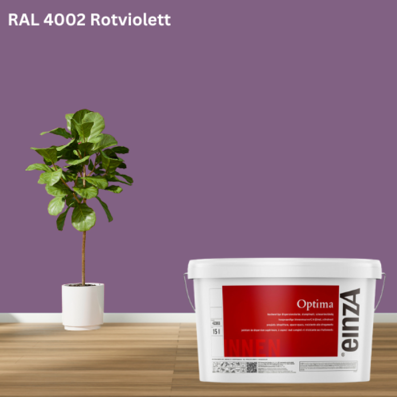 Einze optima Wandfarbe RAL 4001 Rotlila jetzt Kaufen bei ProMa-farben.de