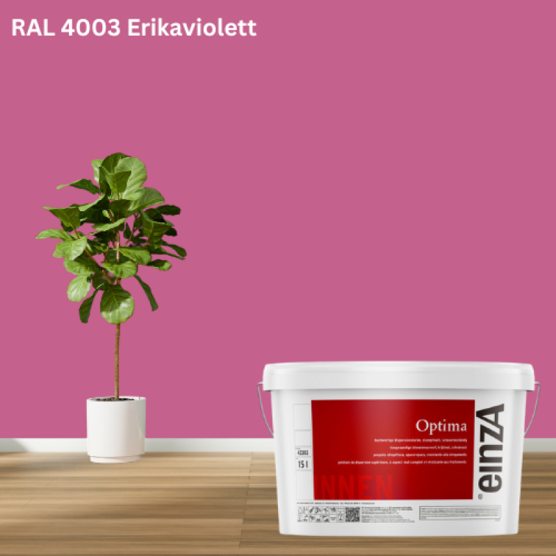 Einze optima Wandfarbe RAL 4003 Erikaviolett jetzt Kaufen bei ProMa-farben.de