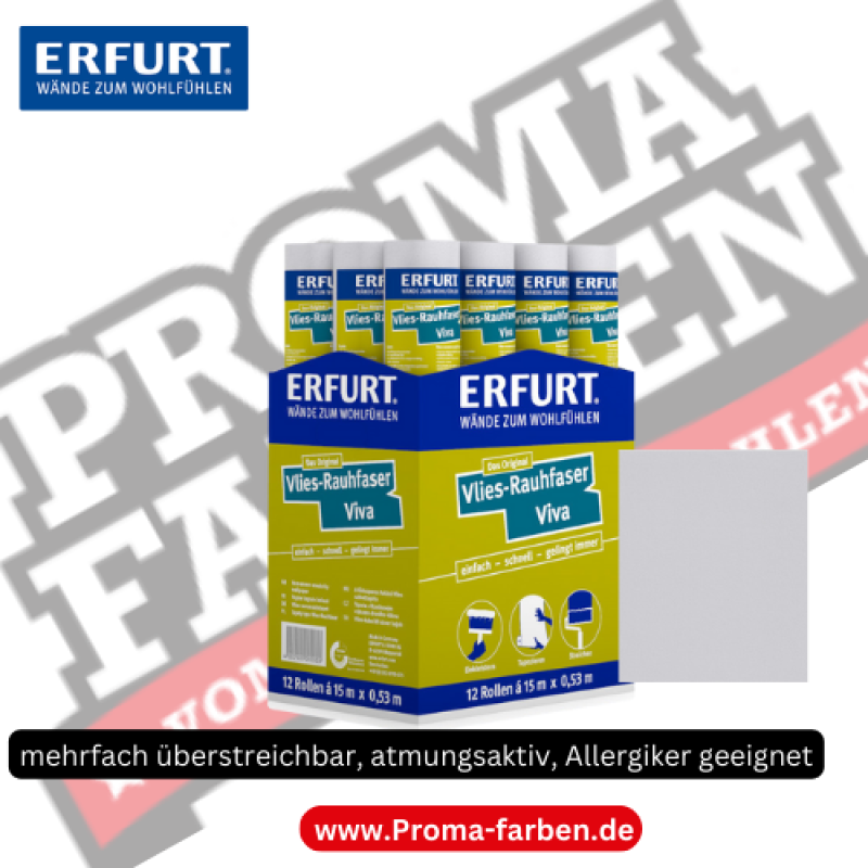 Erfurt Vlies-Rauhfaser Viva kaufen bei ProMa Farben.de