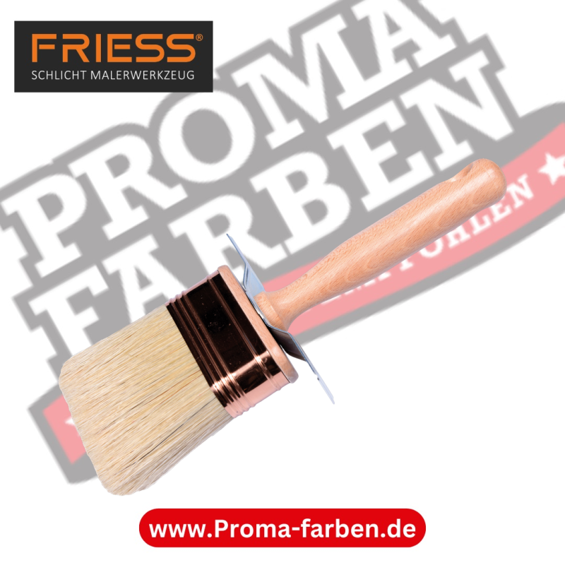 Friess Techno Flächenstreicher oval 3x10cm helle Chinaborste kaufen bei Proma Farben.de Maler Fachhandel & Onlineshop