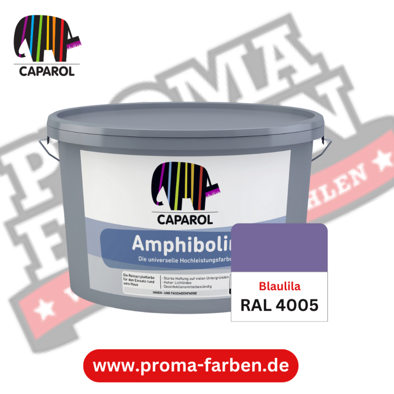 Caparol Amphibolin Fassadenfarbe RAL 4005 Blaulila online bestellen bei ProMa Farben