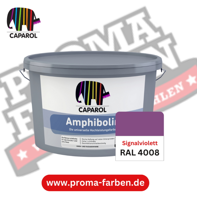 Caparol Amphibolin Fassadenfarbe RAL 4008 Signalviolett online bestellen bei ProMa Farben