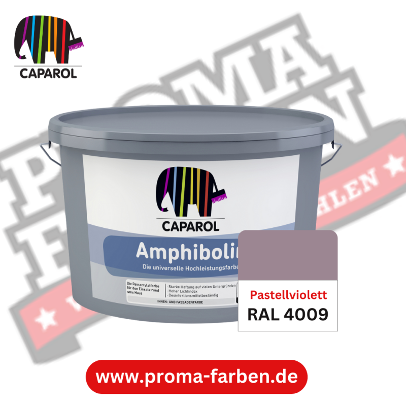 Caparol Amphibolin Fassadenfarbe RAL 4009 Pastellviolett online bestellen bei ProMa Farben