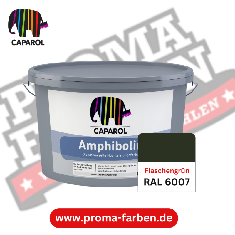 Caparol Amphibolin Fassadenfarbe RAL 6007 Flaschengrün online bestellen bei ProMa Farben