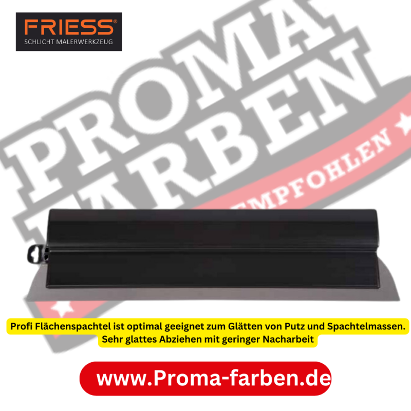 Friess Techno PUTZPERFEKT Flächenspachtel 250mm Ergonomisch ALU rostfrei kaufen bei Proma Farben