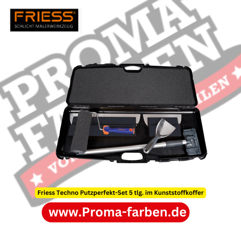 Friess Techno Putzperfekt-Set 5 tlg. im Kunststoffkoffer kaufen bei Proma Farben