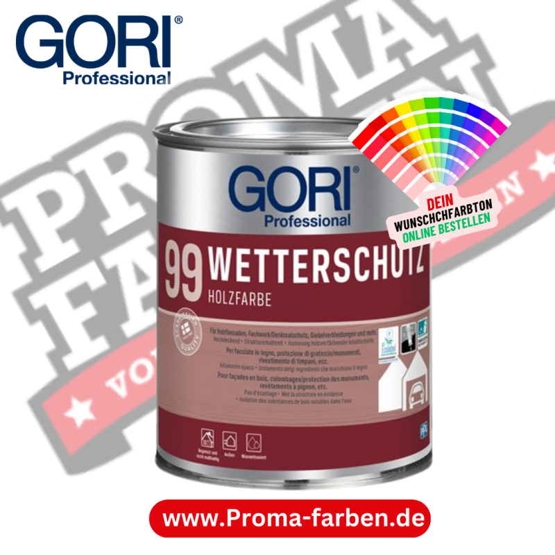 GORI 99 WETTERSCHUTZ Holzfarbe 5 l RAL
