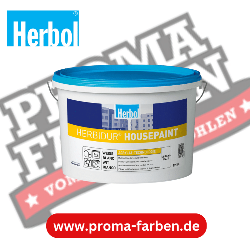 Herbol Herbidur Housepaint Weiss 12,5l online bestellen bei ProMa Farben