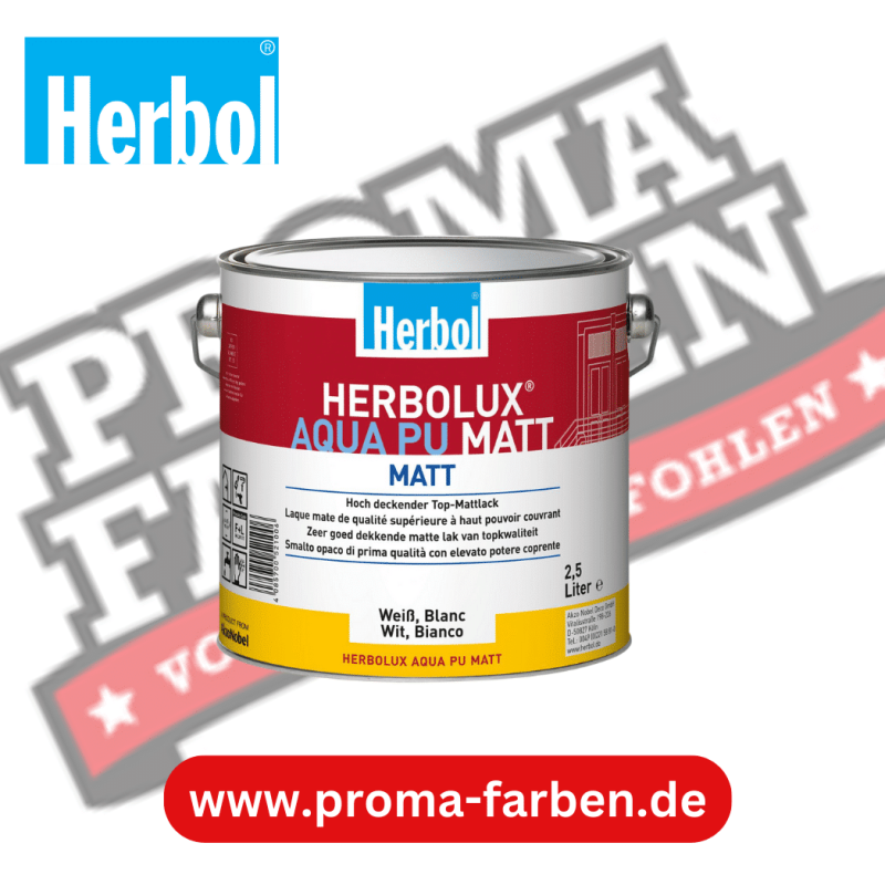 Herbol Herbolux Aqua PU Matt Weiss online bestellen bei ProMa Farben