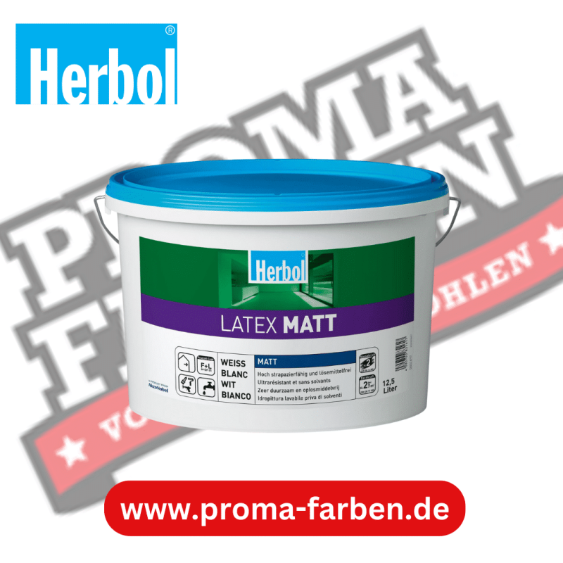 Herbol Latex Matt Weiss online bestellen bei ProMa Farben