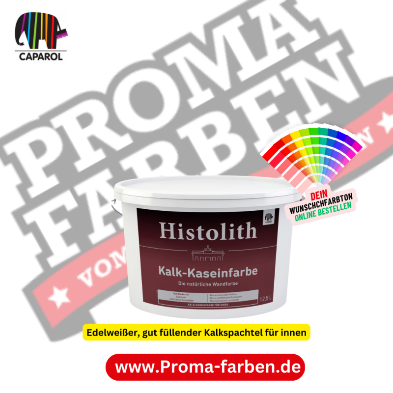 Histolith Kalk Kaseinfarbe 12,50 l Wunschfarbe Kaufen bei Proma farben