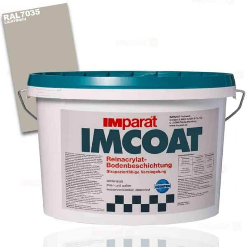 Imcoat Bodenfarbe RAL 7035 Lichtgrau 2,5l
