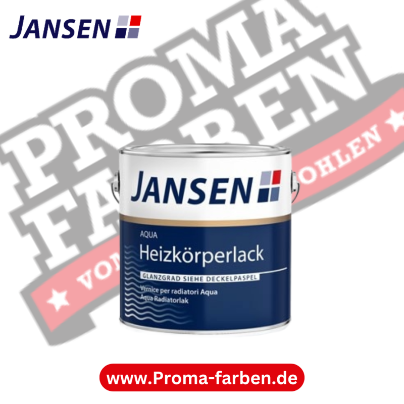 Jansen Aqua Heizkörperlack kaufen bei Proma Farben.de Maler Fachhandel & Onlineshop