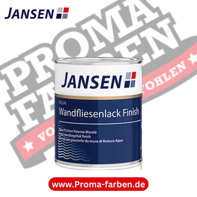 Jansen Aqua Wandfliesenlack Finish kaufen bei Proma Farben.de Maler Fachhandel & Onlineshop