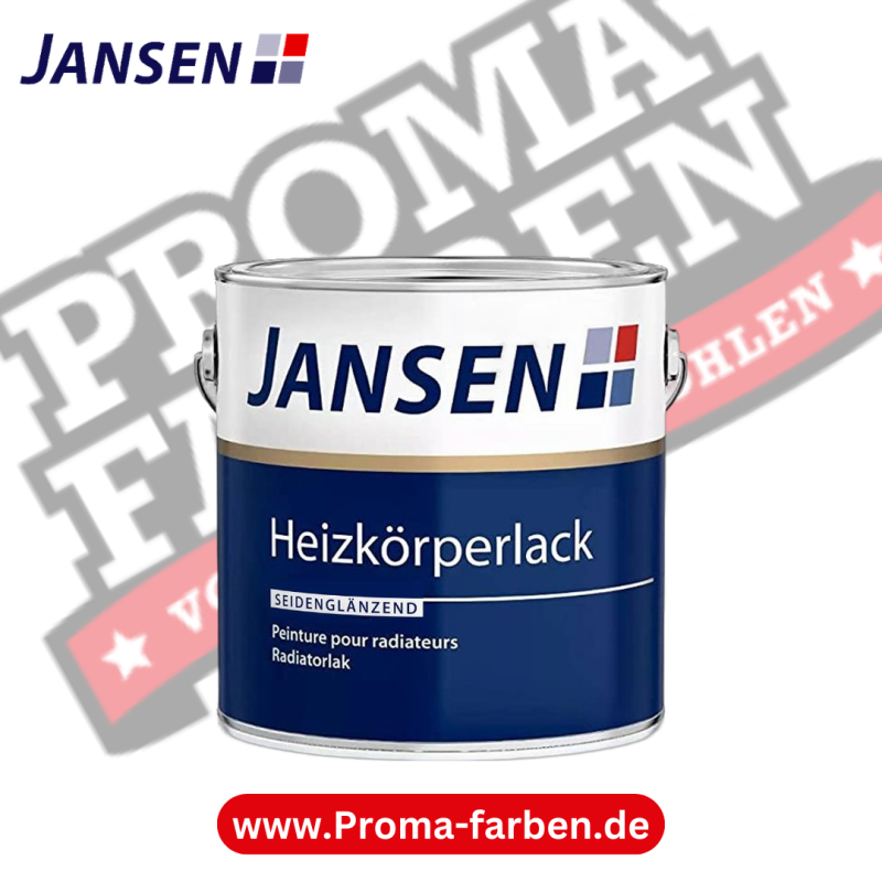 Jansen Heizkörperlack seidenglänzend kaufen bei Proma Farben.de Maler Fachhandel & Onlineshop