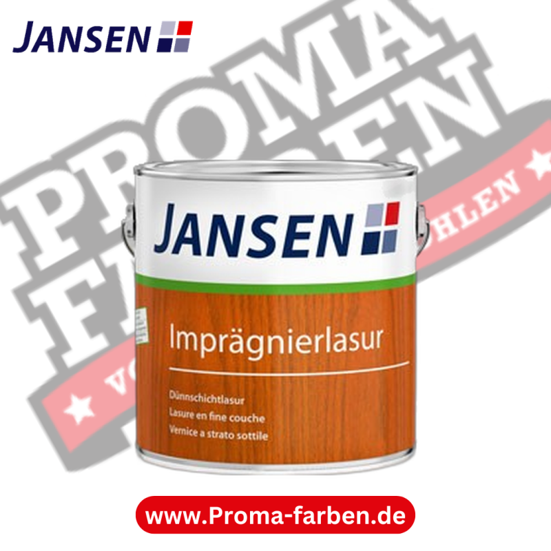 Jansen Imprägnierlasur Holzlasur kaufen bei Proma Farben.de Maler Fachhandel & Onlineshop