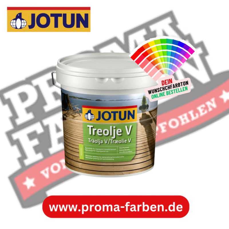 Jotun Treolje V Holzöl Wunschfarbton wetterschutzfarbe Kaufen bei Proma farben