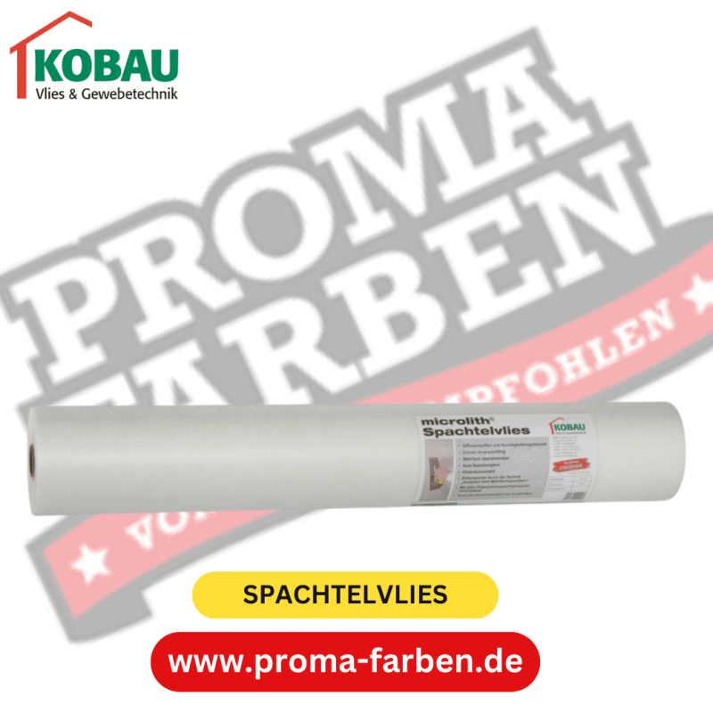 Hochwertiges Kobau Microlith Spachtelvlies für glatte Oberflächen