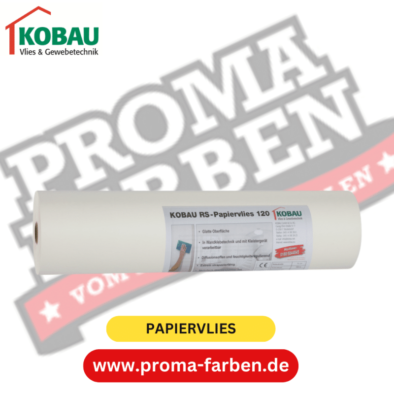 Hochwertiges Kobau RS-Papiervlies 120 für stilvolle Wandgestaltung