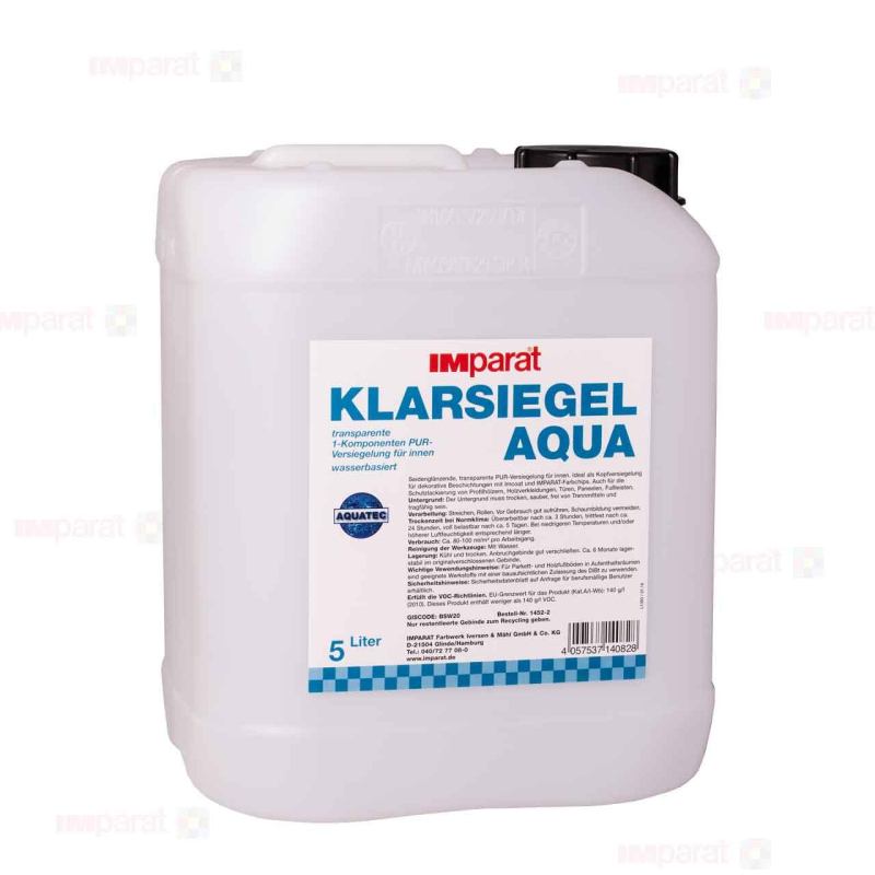 Imparat Klarsiegel Aqua 5l | PUR-Versiegelung