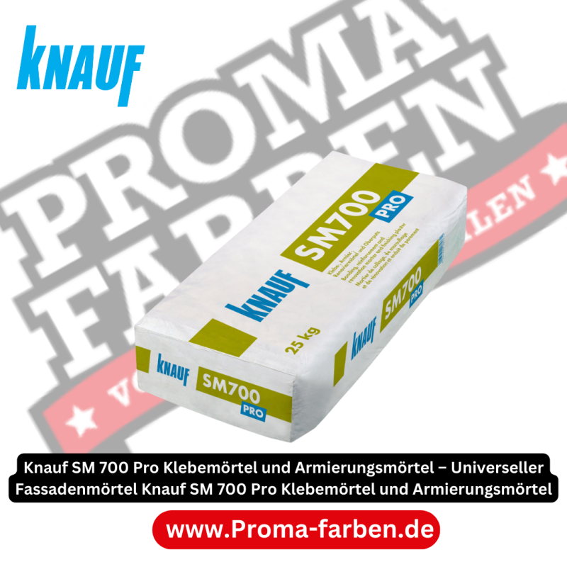 Knauf SM 700 Pro Klebemörtel und Armierungsmörtel kaufen bei Proma-farben.de Malermarkt