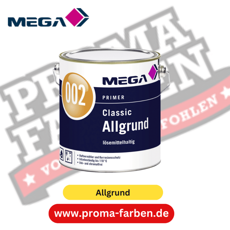 MEGA 002 Classic Allgrund 2,50 l weiß