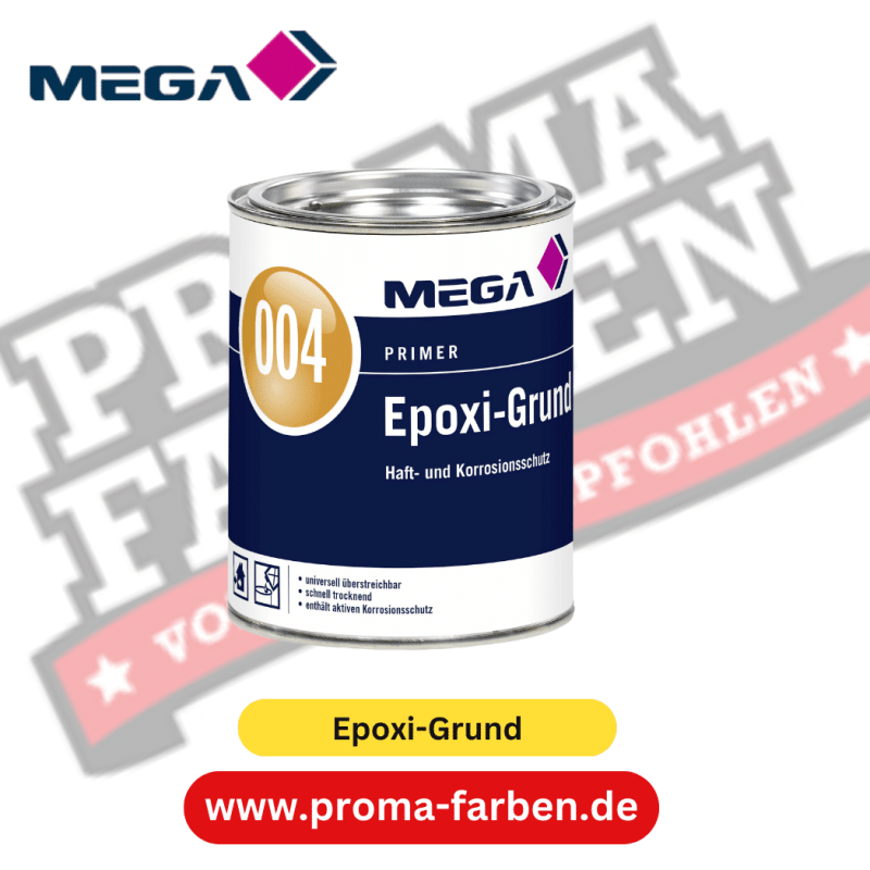 MEGA 004 Epoxi-Grund 2K 2,50 kg weiß MEGA 004 Epoxi-Grund 2K 2,50 kg weiß