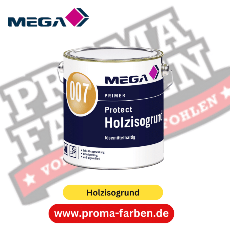 MEGA 007 Protect Holzisogrund 2,50 l weiß 9110