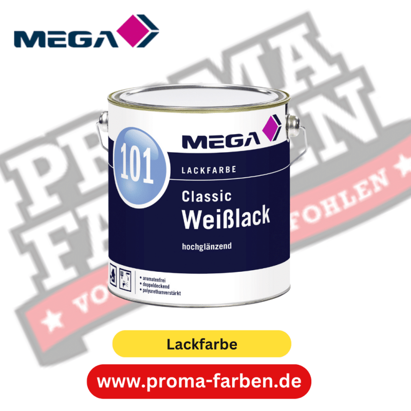 MEGA 101 Classic Weißlack 2,50 l weiß