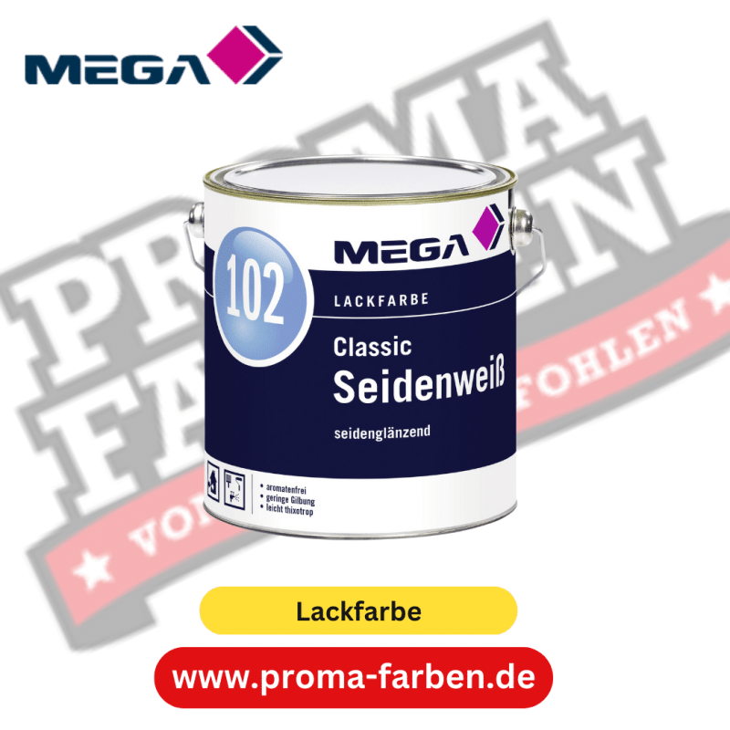 MEGA 102 Classic Seidenweiß 2,50 l weiß