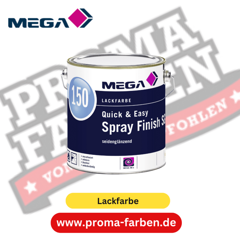 MEGA 150 Quick & Easy Spray Finish SG 2,33 l farblos Base C