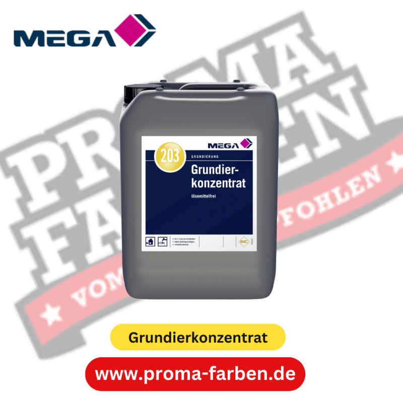 MEGA 203 Grundierkonzentrat 10,00 l farblos