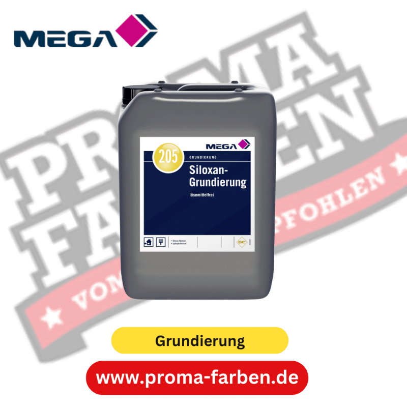 MEGA 205 Siloxan Grundierung 10,00 l farblos