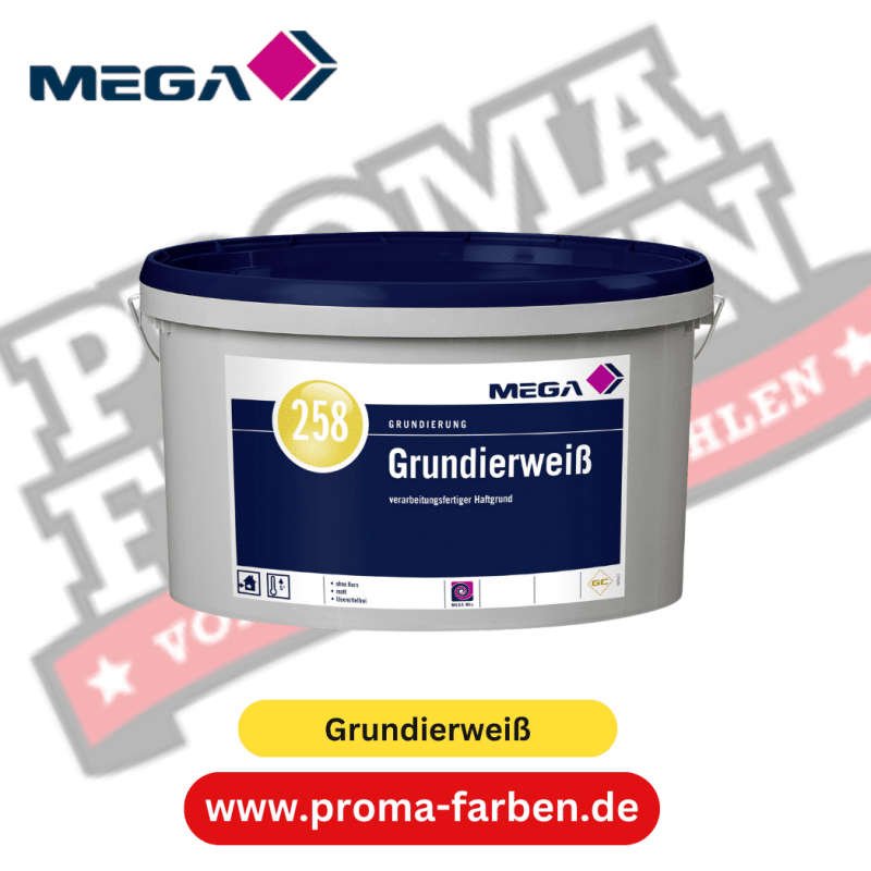 MEGA 258 Grundierweiß 12,50 l weiß