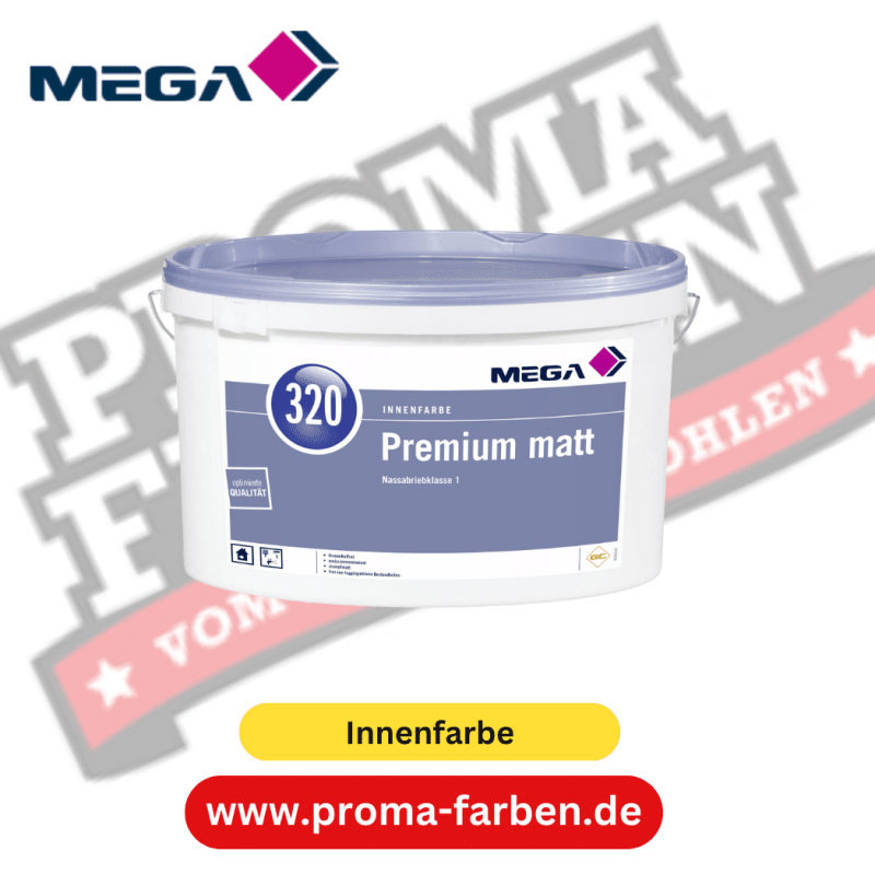 MEGA 320 Premium Matt 12,50 l weiß