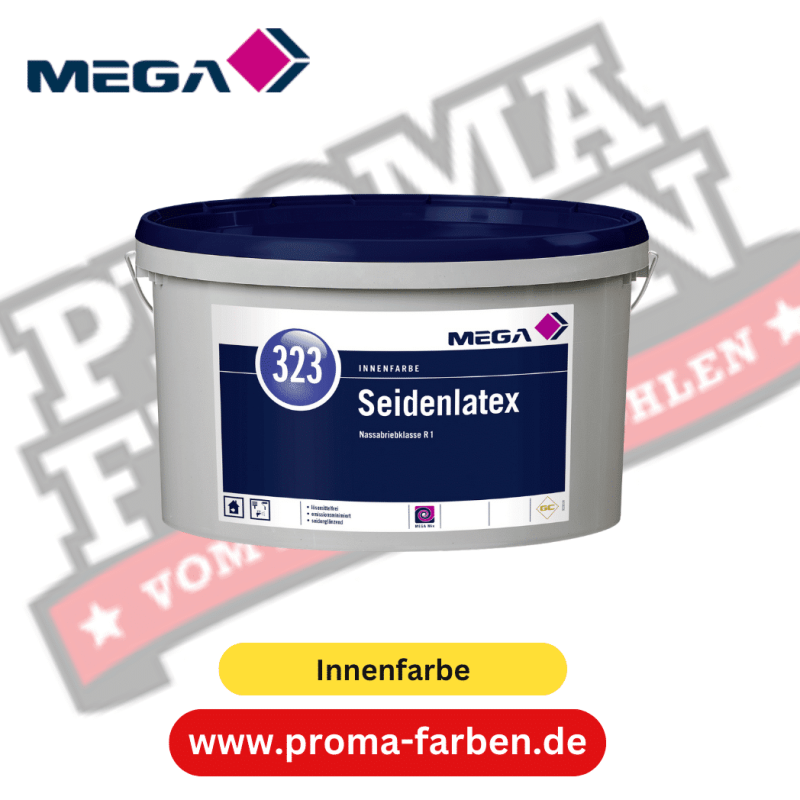 MEGA 323 Seidenlatex 12,50 l weiß