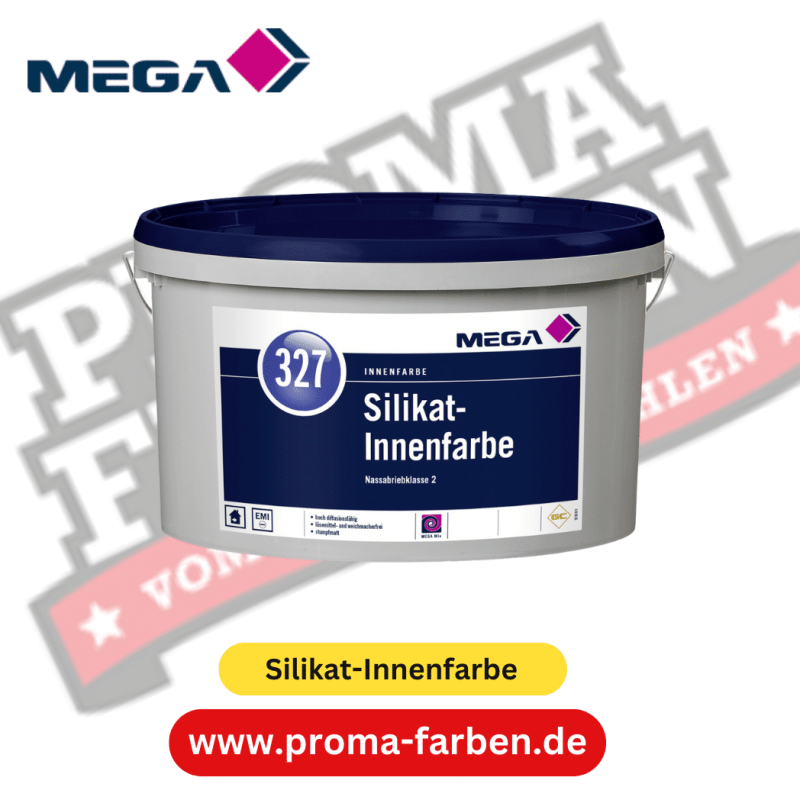 MEGA 327 Silikat Innenfarbe 12,50 l weiß