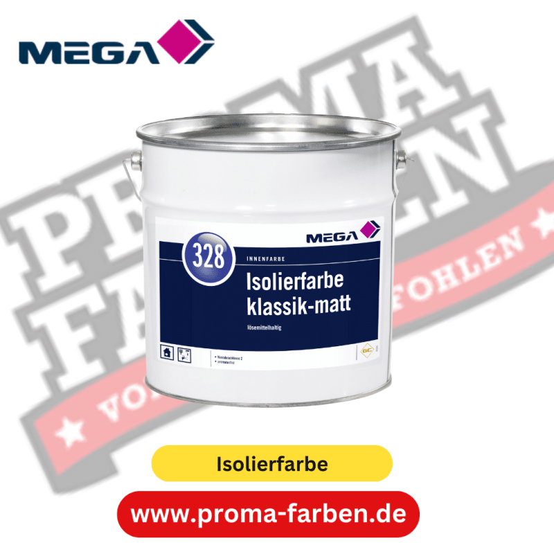 MEGA 328 Isolierfarbe klassik-matt 12,50 l weiß